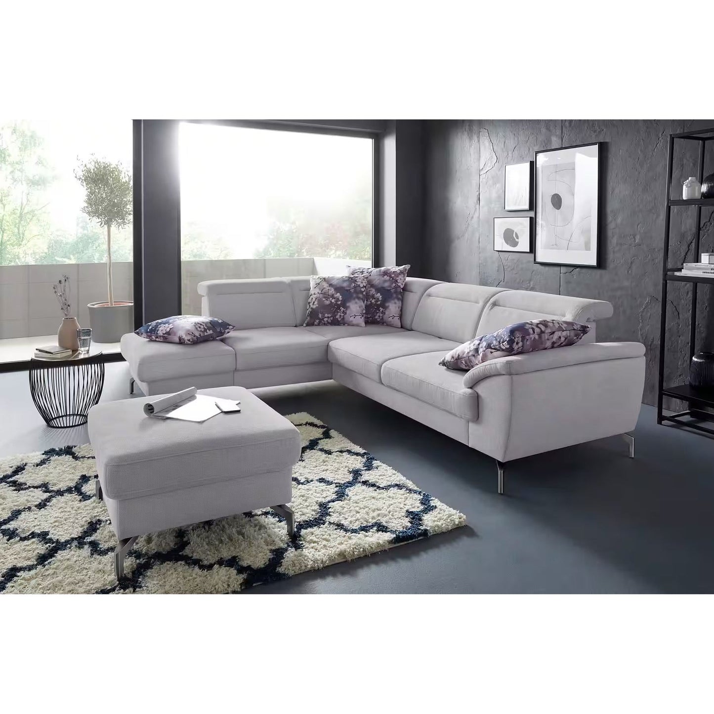 Sofa Ecksofa B-Ware Percy L-Form mit Sitztiefenverstellung ♻️ - refurned