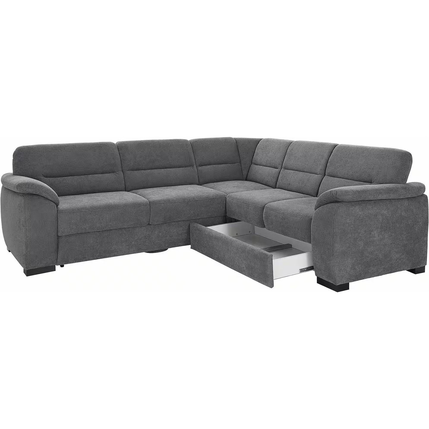 Sofa Ecksofa B-Ware Montego L-Form mit Schlaffunktion + Schubkasten ♻️ - refurned