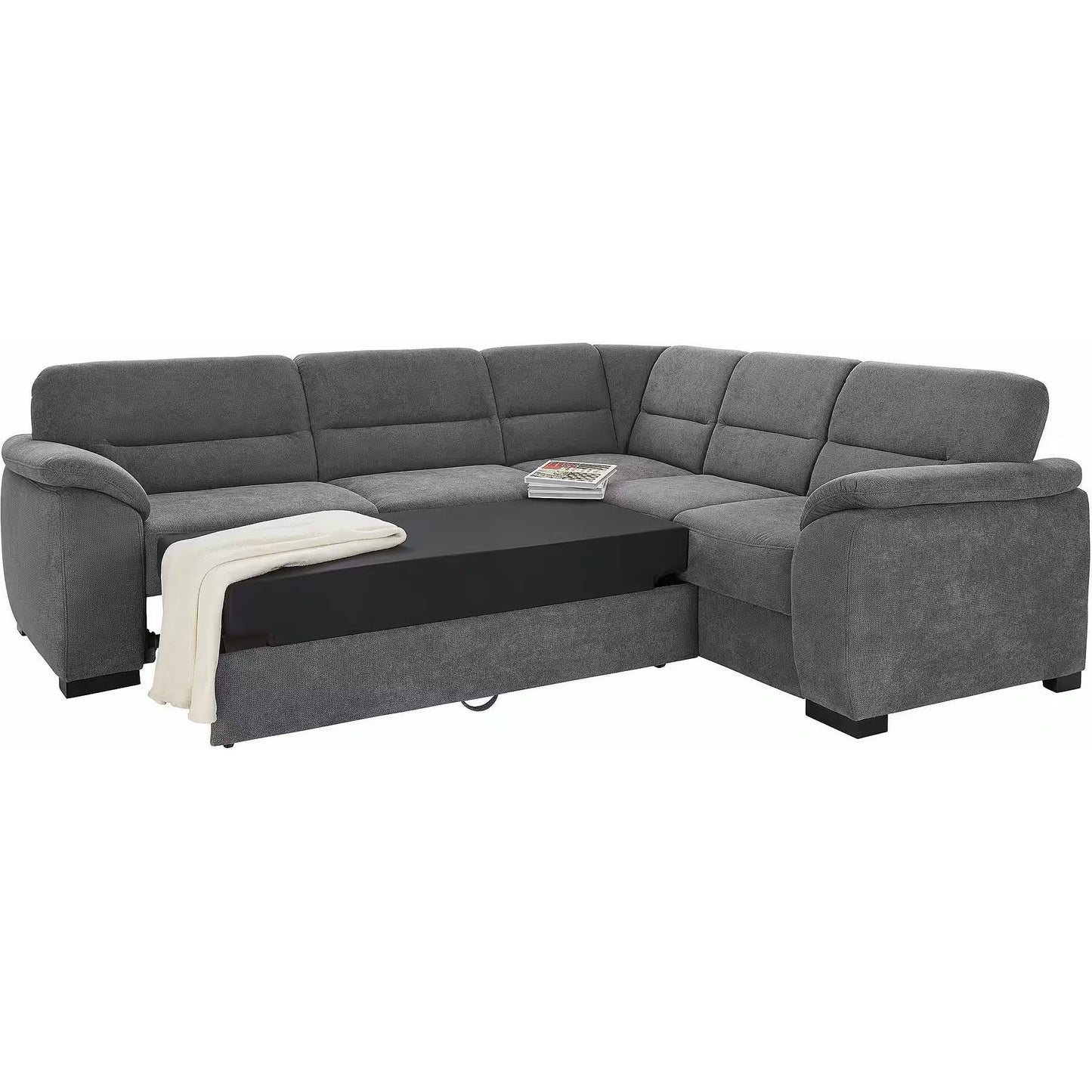 Sofa Ecksofa B-Ware Montego L-Form mit Schlaffunktion + Schubkasten ♻️ - refurned