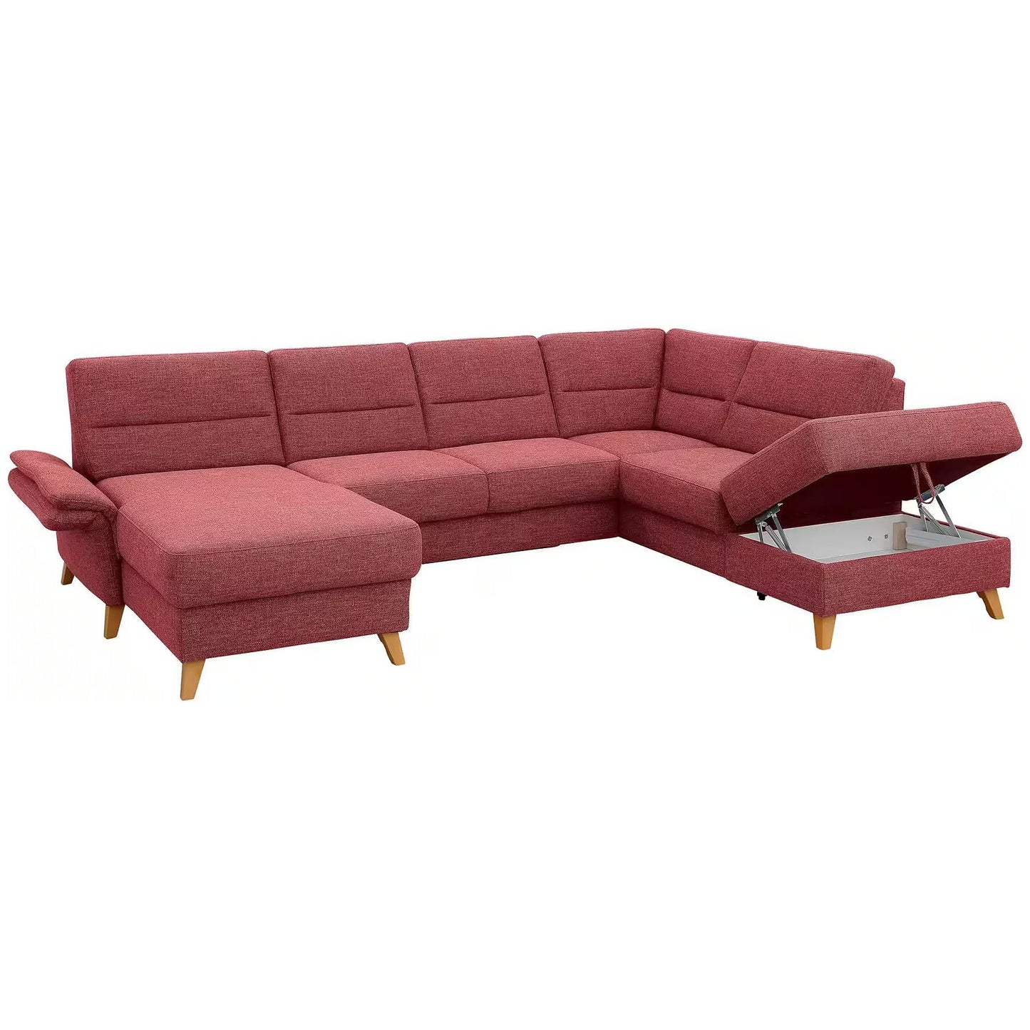 Sofa Wohnlandschaft B-Ware Westerland U-Form mit Schlaffunktion ♻️ - refurned