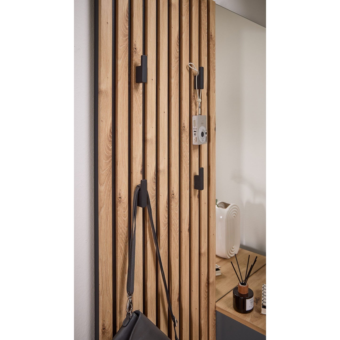 Kompaktgarderobe Garderobe Restposten Simple mit Spiegel ♻️