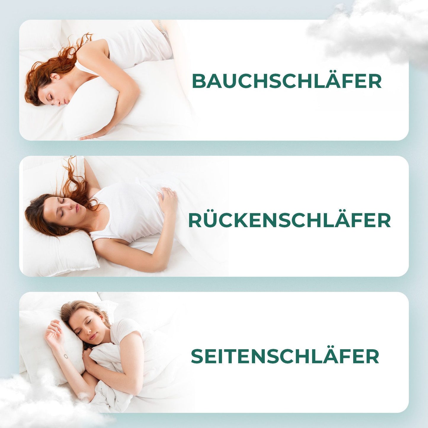 2er Set Kissen Kopfkissen Restposten Mikrofaser 80x80 cm ♻️ - refurned