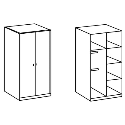 Kleiderschrank Drehtürenschrank Filou Landhausstil 🔶