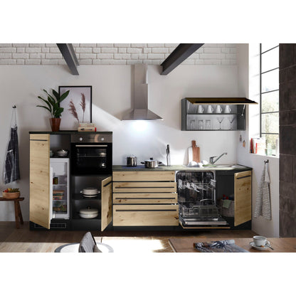 Kitchen kitchen block B-stock Jazz with electrical appliances 320 cm oak ♻️