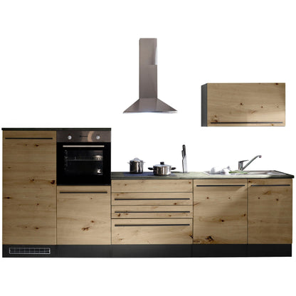 Kitchen kitchen block B-stock Jazz with electrical appliances 320 cm oak ♻️