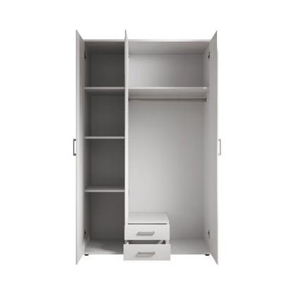 Kleiderschrank Drehtürenschrank Karl mit Spiegel 🔶
