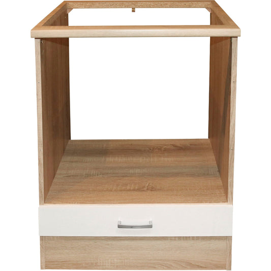 ANDY Hoogkast HU 60 – Sonoma Eiken / Wit ♻️