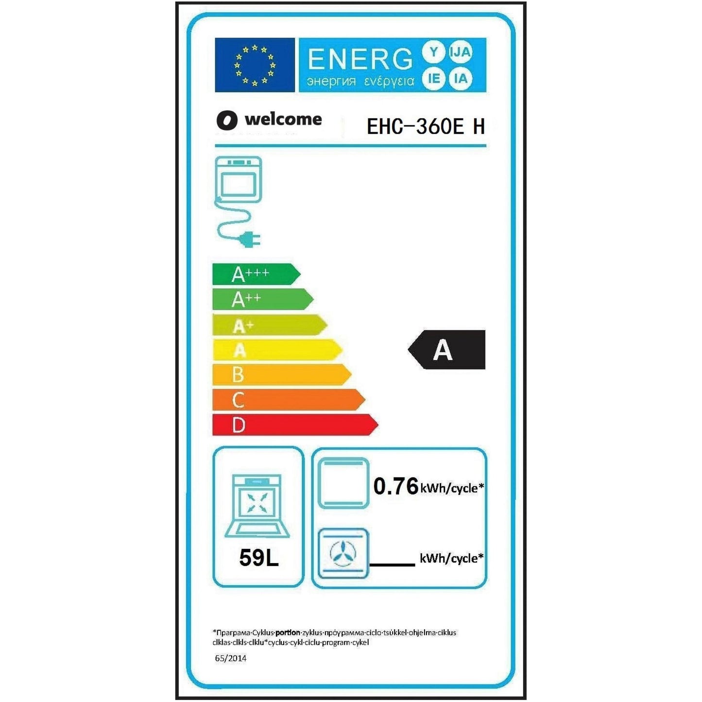 Keuken keukenblok B-stock Jazz met elektrische apparaten 320 cm wit ♻️