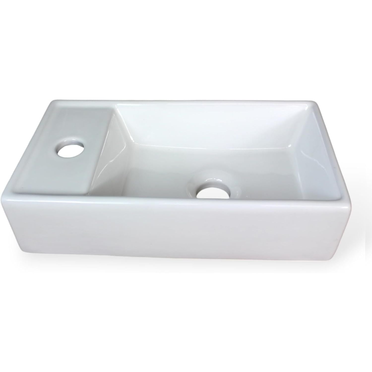 Aufsatzwaschbecken 40er Mineral – Weiß ♻️