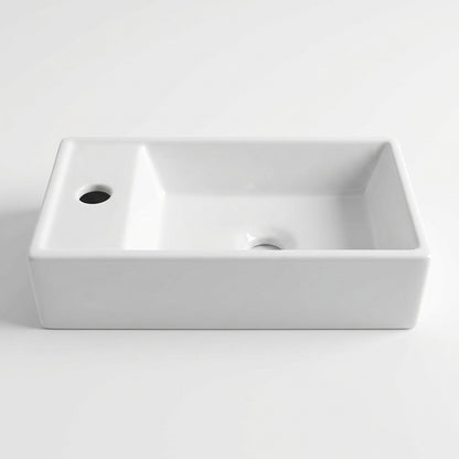 Aufsatzwaschbecken 40er Mineral – Weiß ♻️
