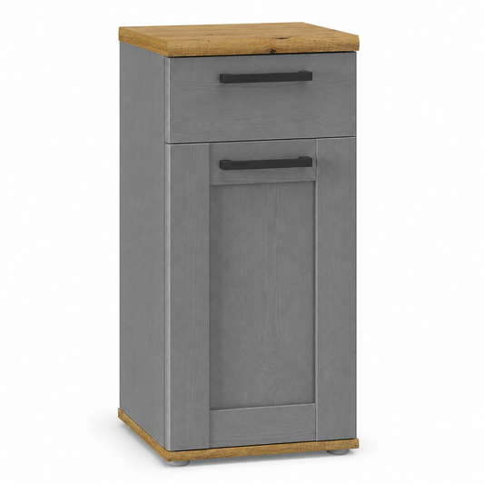 BERGEN Kommode – Grau Wood / Artisan Eiche ♻️