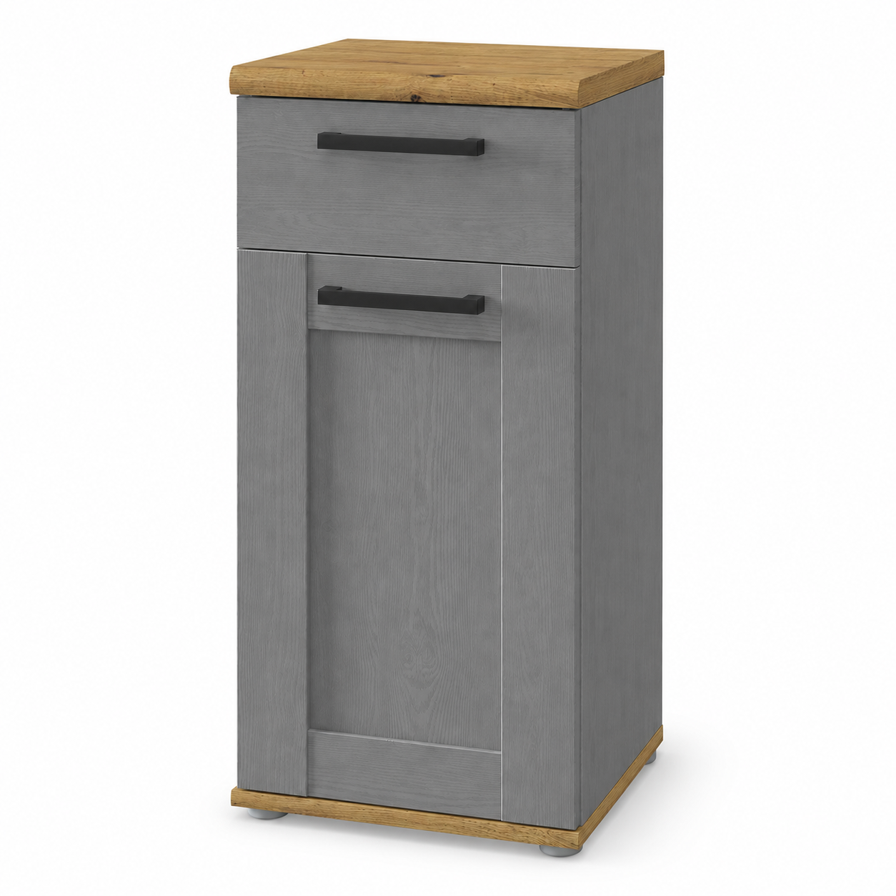 BERGEN Kommode – Grau Wood / Artisan Eiche ♻️