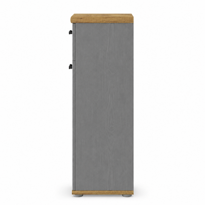 BERGEN Kommode – Grau Wood / Artisan Eiche ♻️