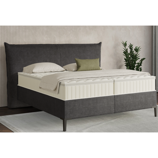 Box spring family bed B-stock in 240x200 cm ♻️