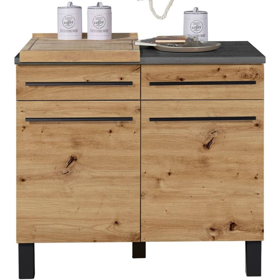 CALGARY Unterschrank US 100 – Artisan Eiche ♻️