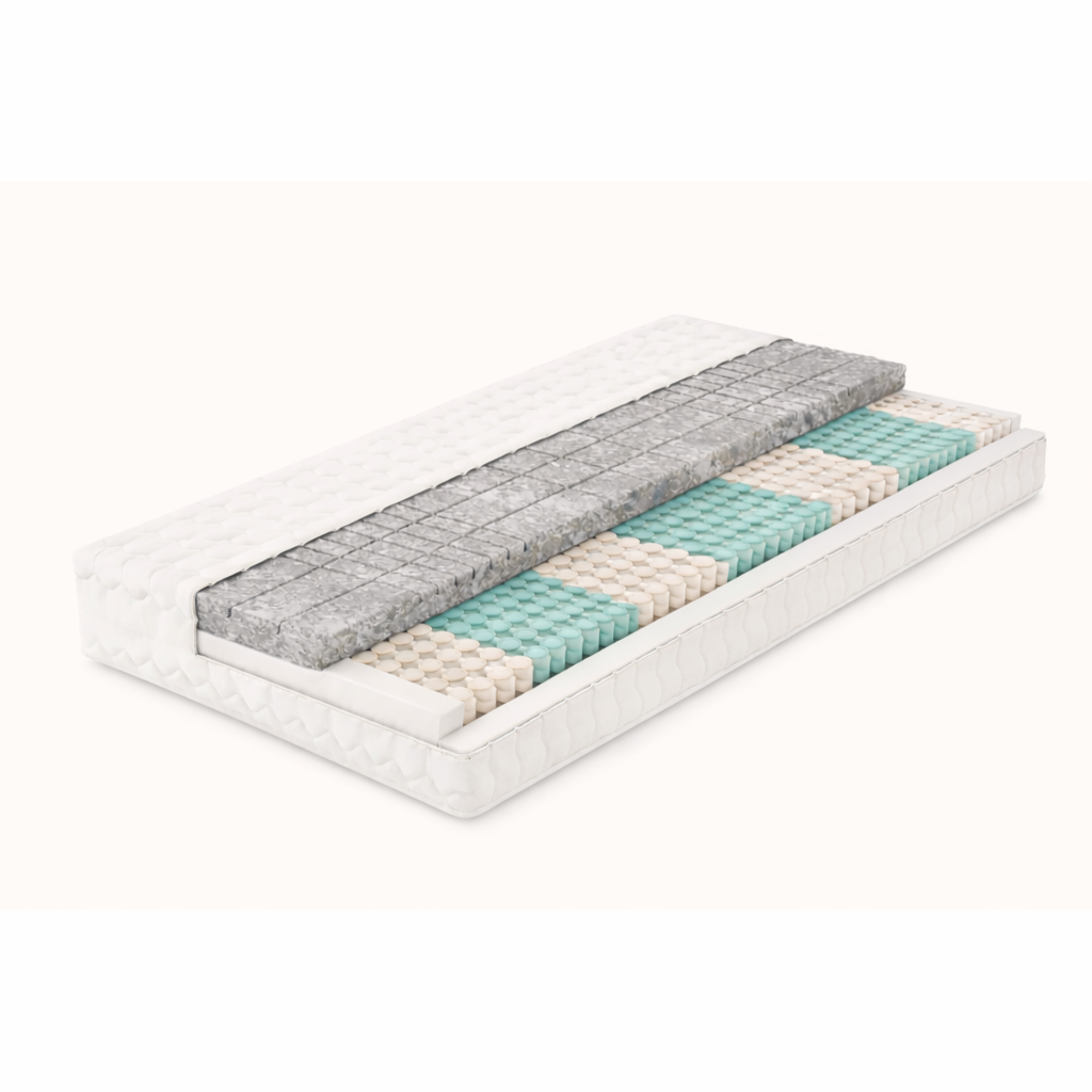 Refurned Gold Taschenfederkern Matratze – 1000 Federn, 3D Hybridschaum, 7-Zonen, 23 cm ✔️