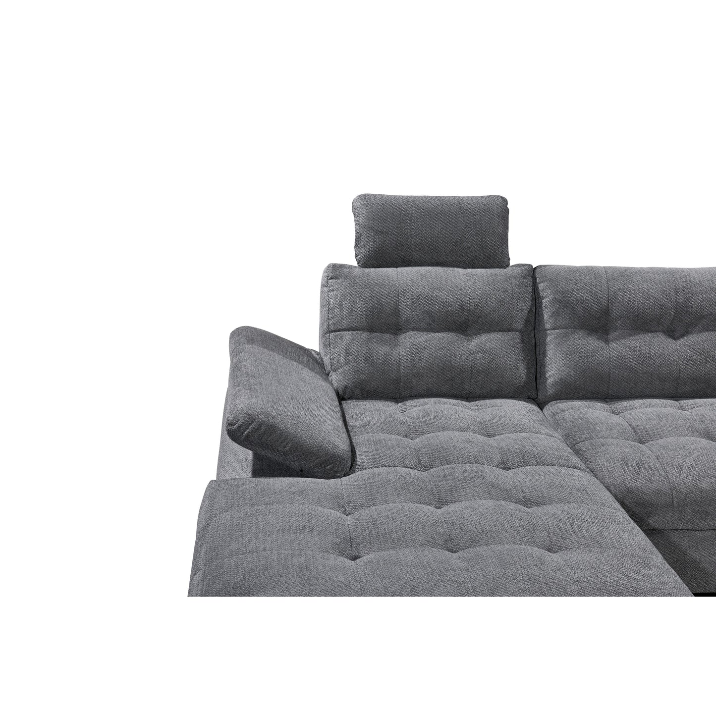 Wohnlandschaft Sofa U-Form Evora mit Schlaffunktion 🔶