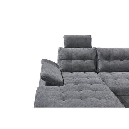 Wohnlandschaft Sofa U-Form Evora mit Schlaffunktion 🔶
