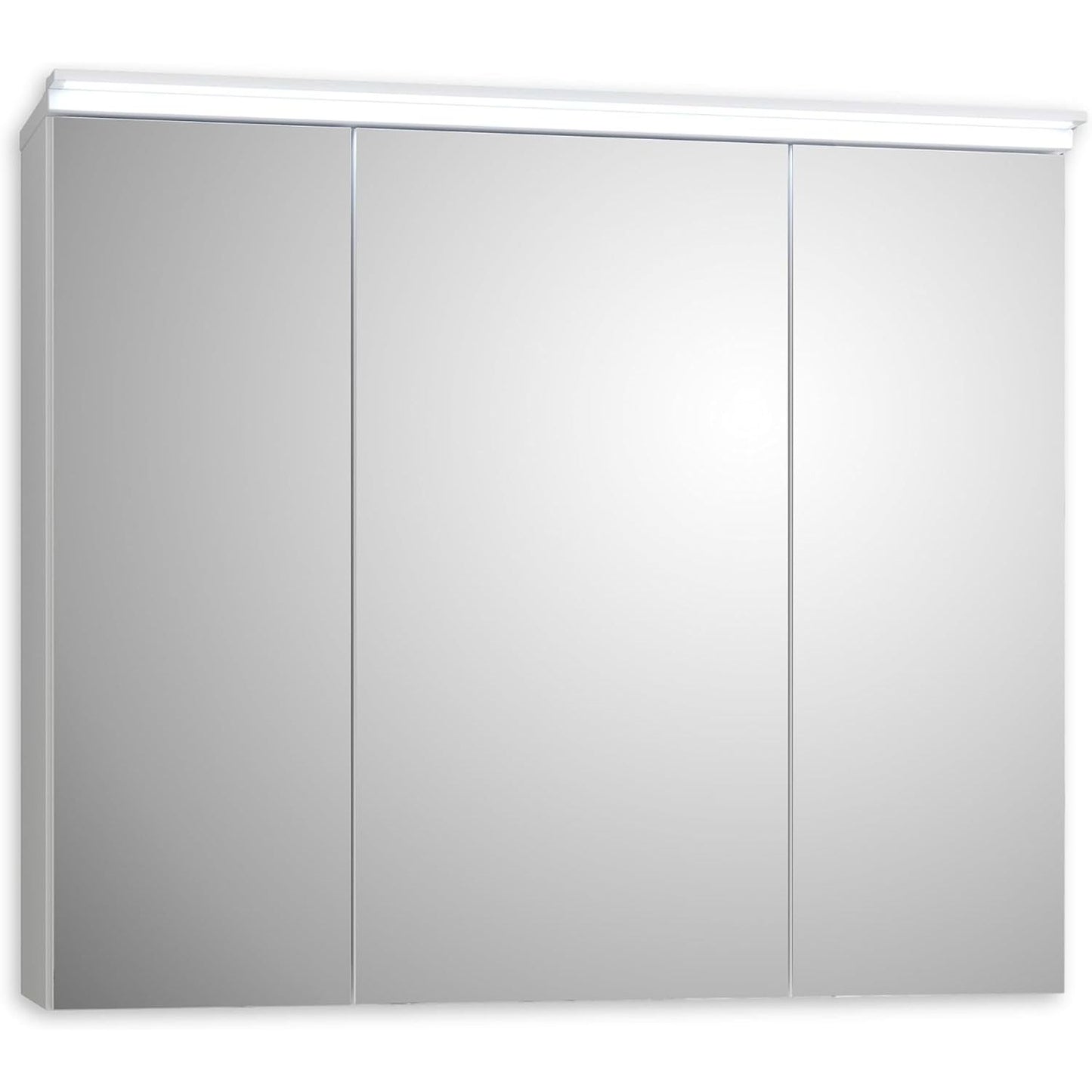 FOUR Spiegelschrank mit Beleuchtung 80 – Weiß ♻️