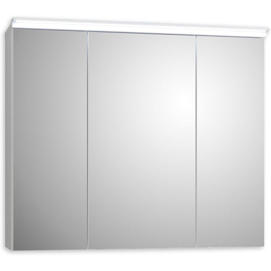 FOUR Spiegelschrank mit Beleuchtung 80 – Weiß ♻️