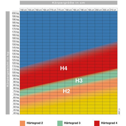 Hn8 Matratze B-Ware 7-Zonen-Taschenfederkern Sleep Balance TFK ca. 24 cm ♻️