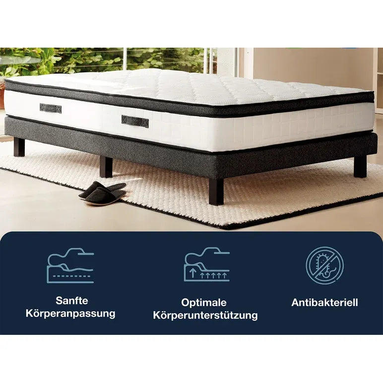 Hn8 Matratze B-Ware 7-Zonen Taschenfederkern-Matratze Supreme TFK GEL mit integriertem Gelschaumtopper ca. 26 cm ♻️