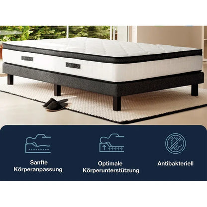 Hn8 Matratze B-Ware 7-Zonen Taschenfederkern-Matratze Supreme TFK GEL mit integriertem Gelschaumtopper ca. 26 cm ♻️