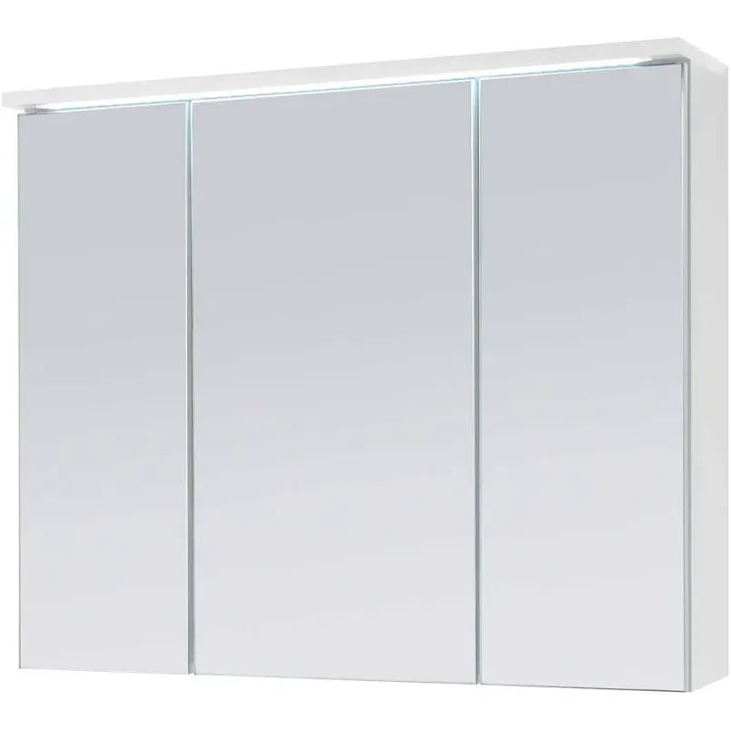 TWO Mirror Cabinet with Lighting 100 – Titanium / White ♻️