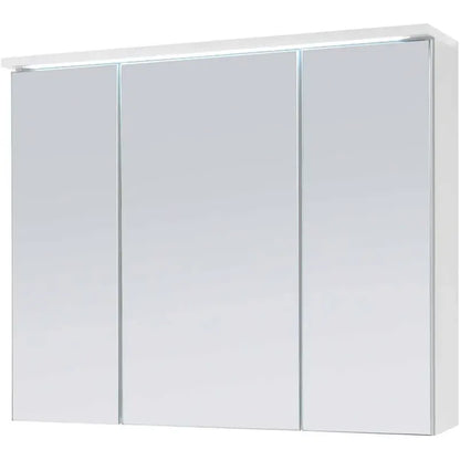 TWO Mirror Cabinet with Lighting 100 – Titanium / White ♻️