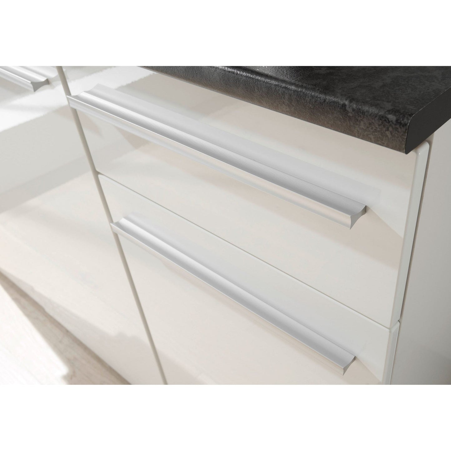 Küche B-Ware Singleküche Küchenblock komplett mit E-Geräte JAZZ Weiß 160 cm ♻️