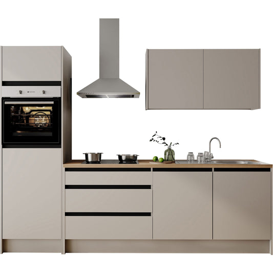 Küche Küchenblock B-Ware ISIS mit E-Geräte 273 cm Kashmir B-Ware ♻️