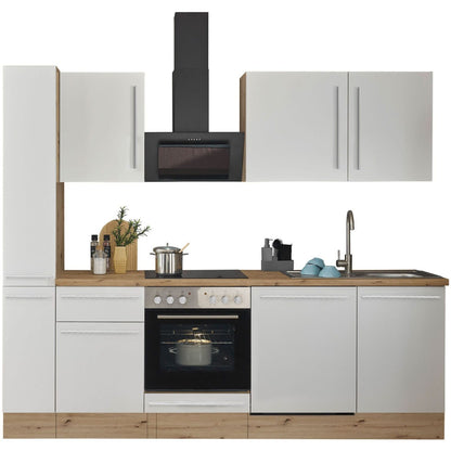 Küche Küchenblock B-Ware komplett mit E-Geräte FLORIDA 250 cm 