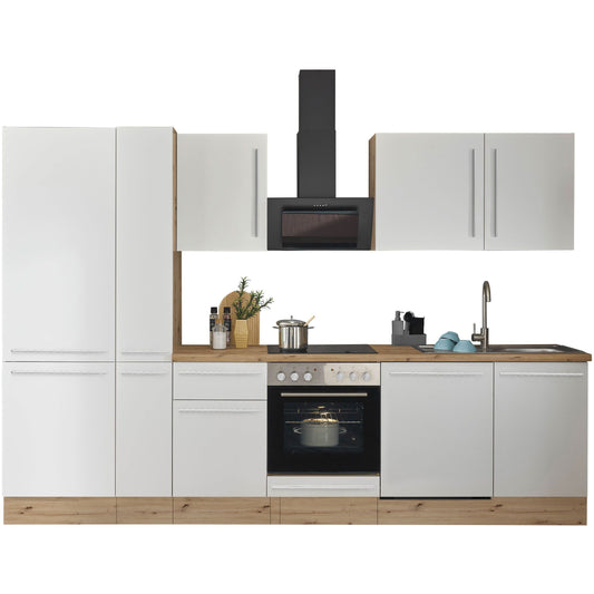 Küche Küchenblock B-Ware komplett mit E-Geräte FLORIDA 310 cm ♻️