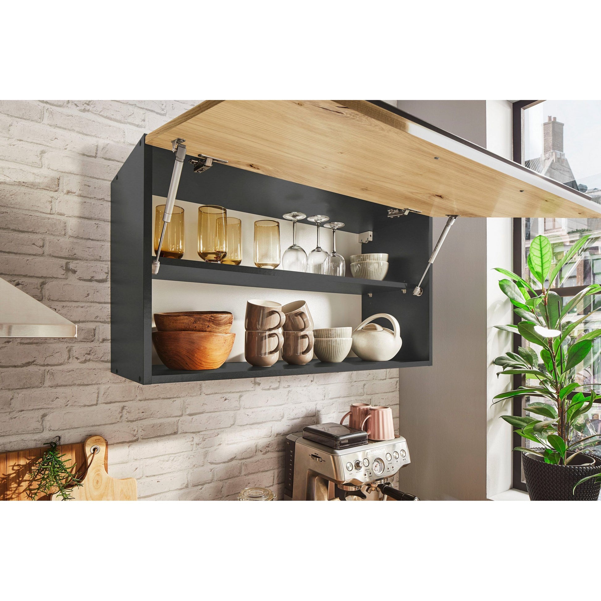 Küche Küchenblock JAZZ ohne E-Geräte in Eiche B-Ware ♻️