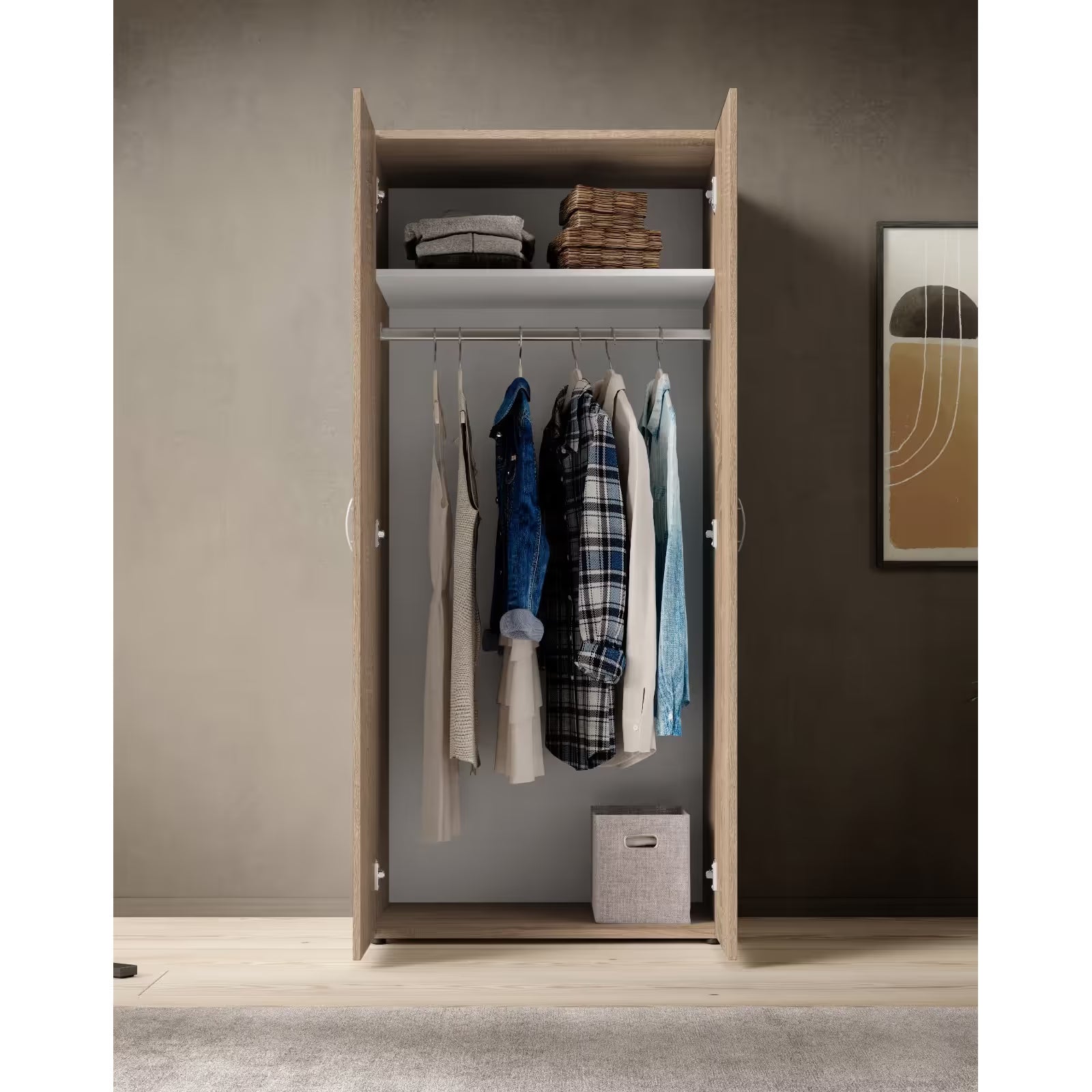 Kleiderschrank Drehtürenschrank Base 🔶