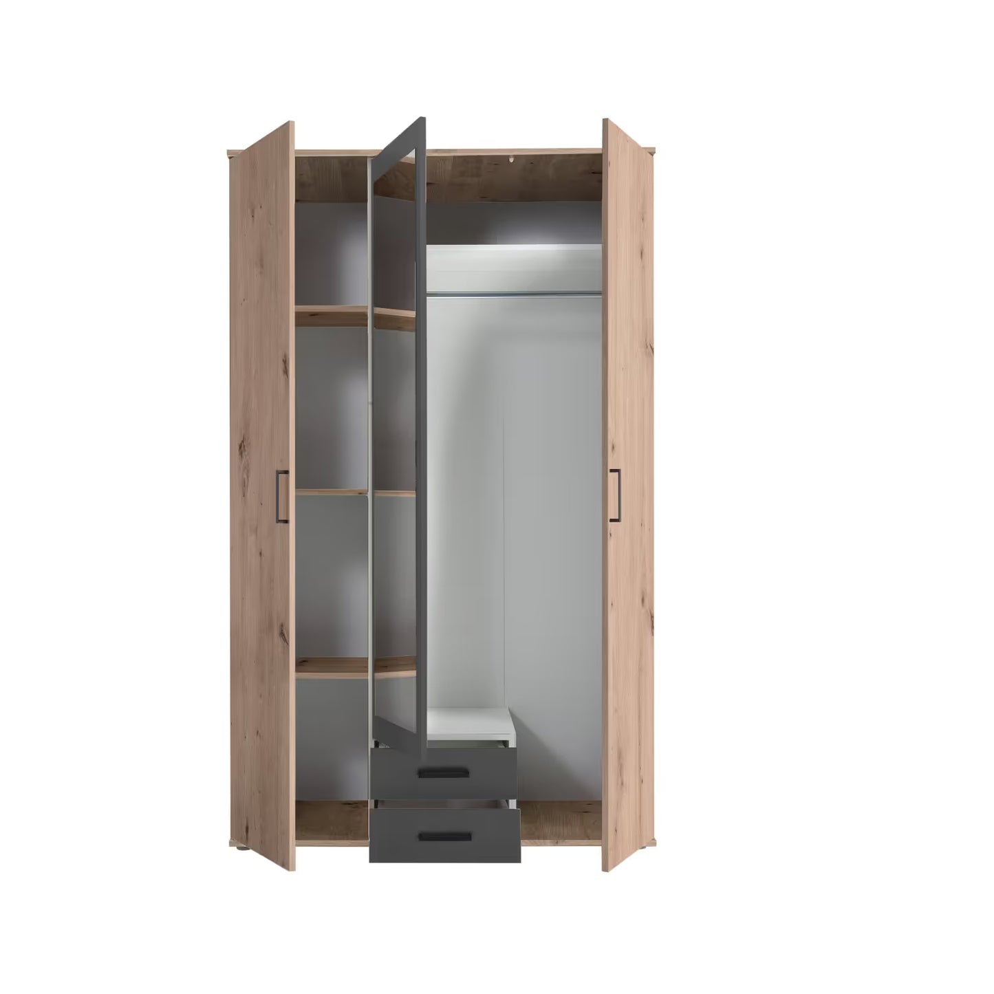 Kleiderschrank Drehtürenschrank Chicago 🔶