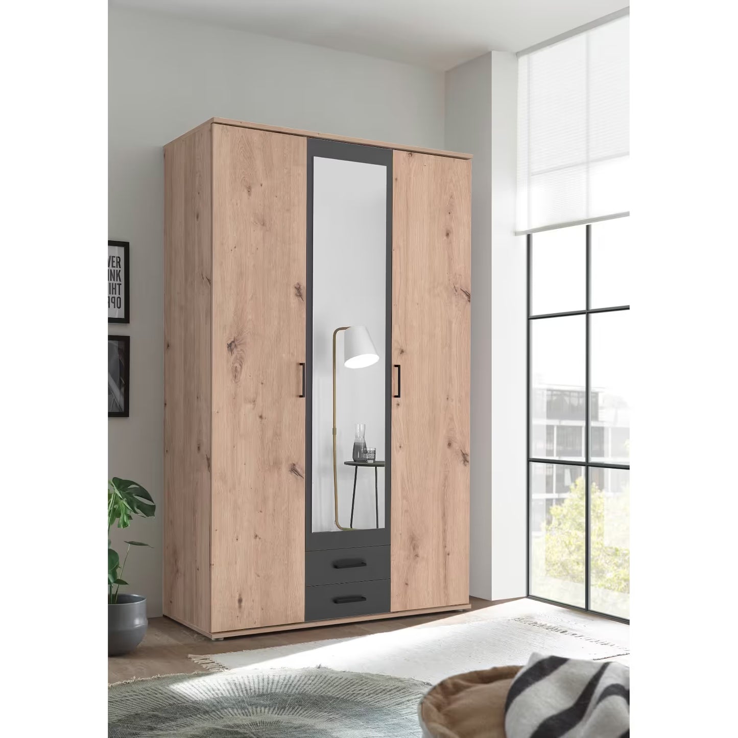 Kleiderschrank Drehtürenschrank Chicago 🔶