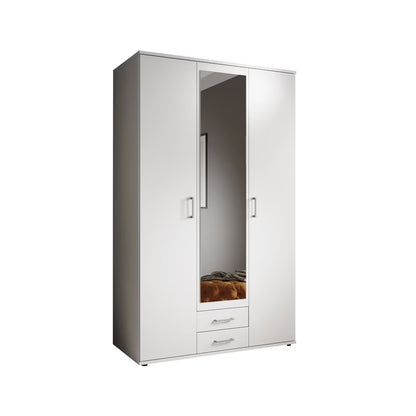 Kleiderschrank Drehtürenschrank Karl mit Spiegel 🔶