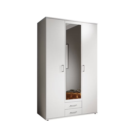 Kleiderschrank Drehtürenschrank Karl mit Spiegel 🔶