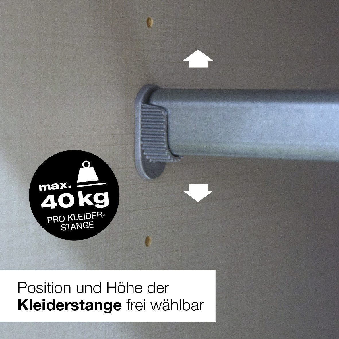 Kleiderschrank Drehtürenschrank Skate 🔶