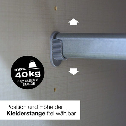 Kleiderschrank Drehtürenschrank Skate 🔶