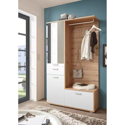 Kompaktgarderobe Garderobe Restposten Entra mit Spiegel ♻️
