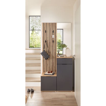 Kompaktgarderobe Garderobe Restposten Simple mit Spiegel ♻️