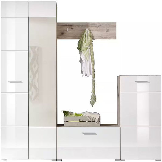 Kompaktgarderobe Garderobe Restposten Sixx mit Spiegel ♻️