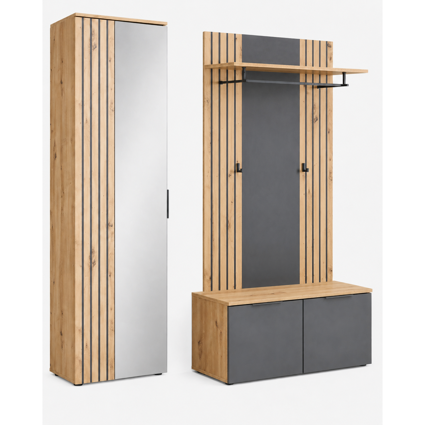 Kompaktgarderobe Garderoben-Set Lagos ♻️
