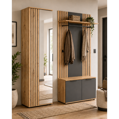 Kompaktgarderobe Garderoben-Set Lagos ♻️