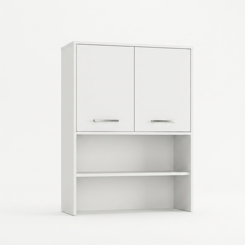 NERJA Aufsatzschrank – Weiß/ Weiß ♻️