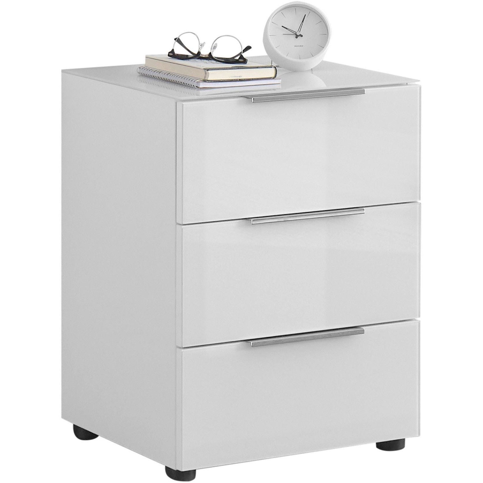 Nachtkommode Nachtkonsole Santorin Glasfront ♻️