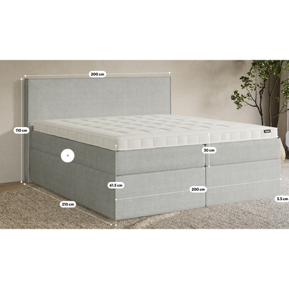 Premium Boxspringbett B-Ware in 200x200 cm ♻️