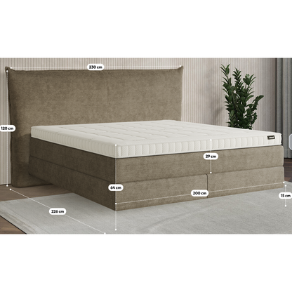 Premium Boxspringbett B-Ware in 200x200 cm ♻️